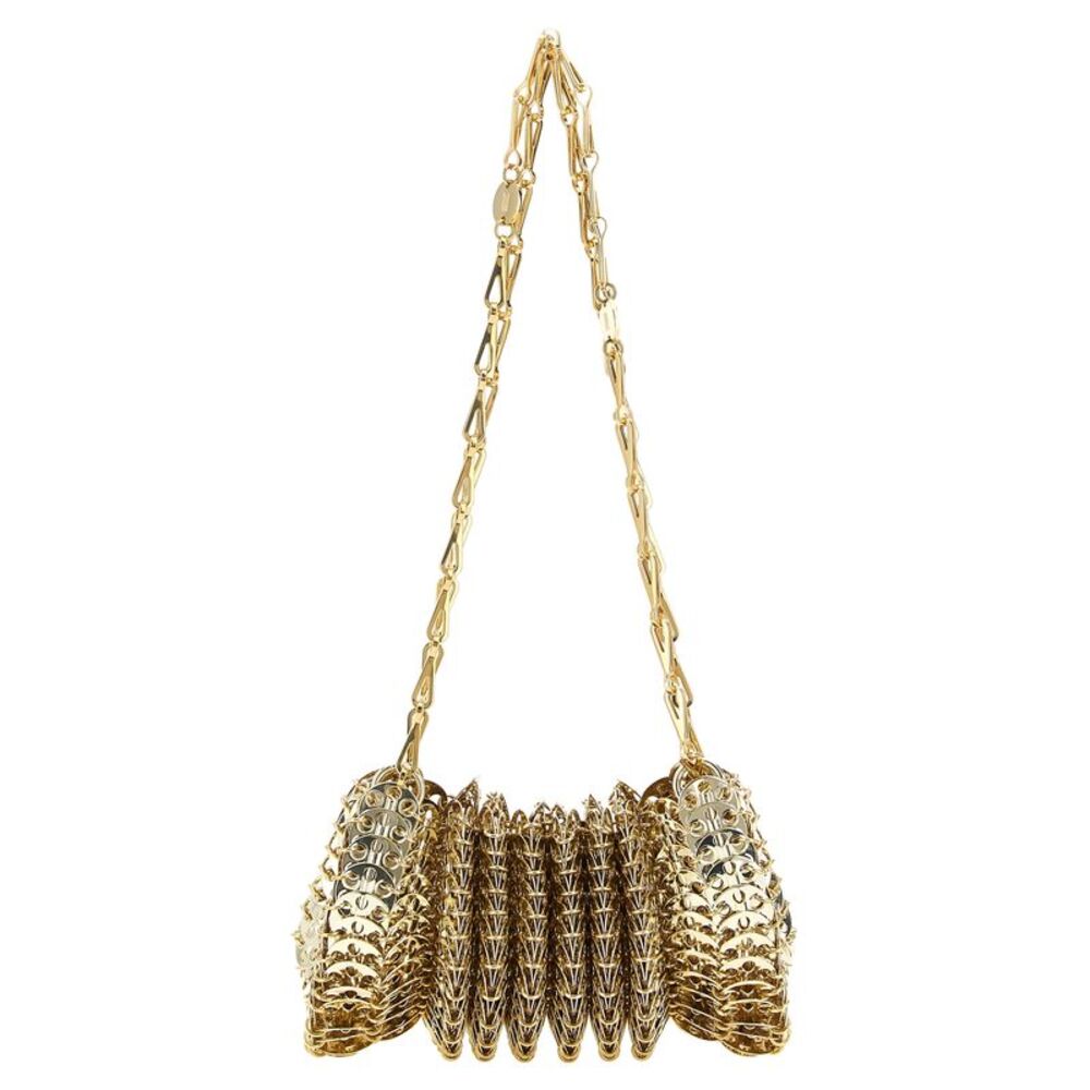 Paco Rabanne Gold Stainless Steel Shoulder Women's Bag